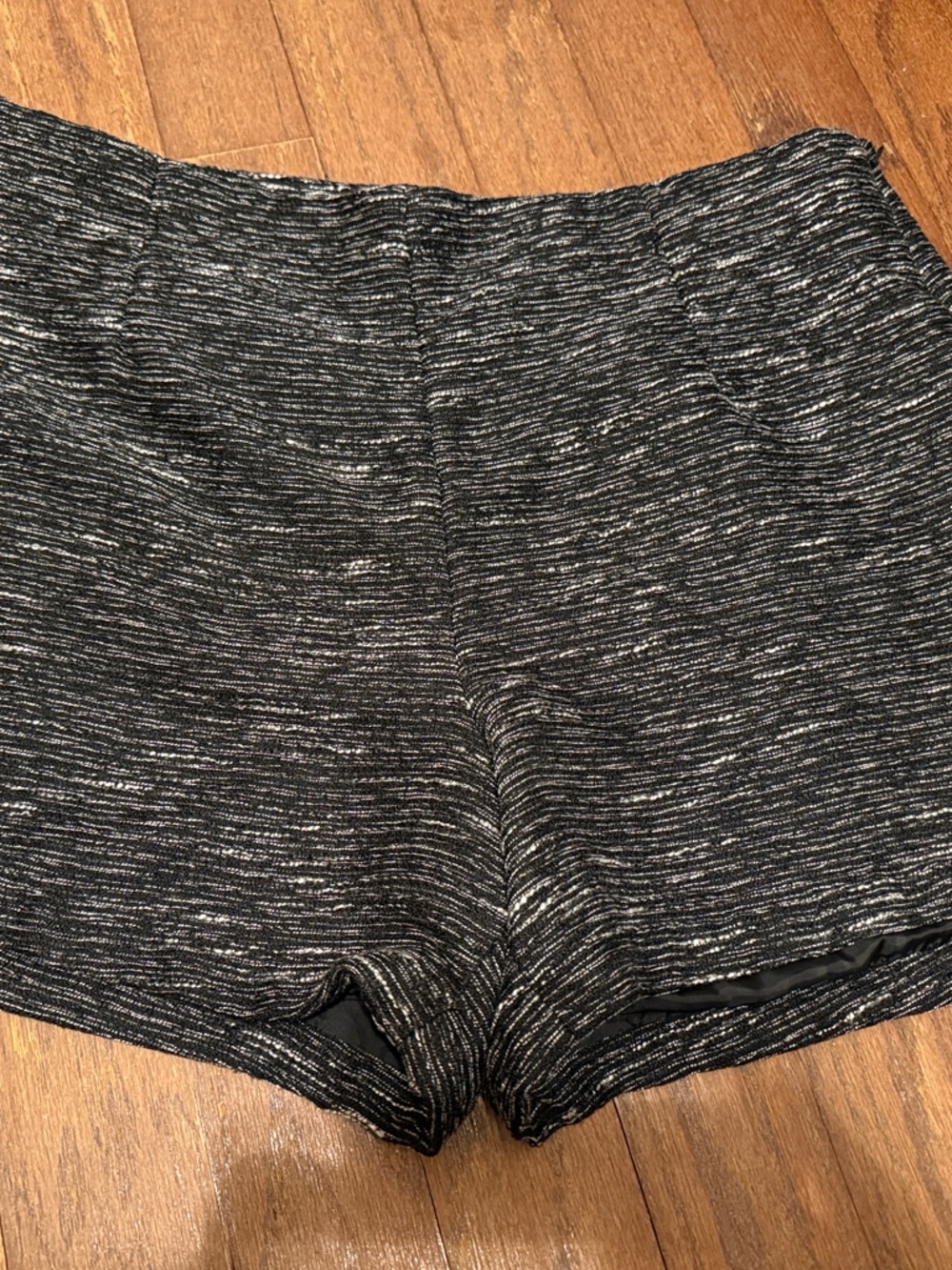 Old Navy Black and White Marled dressy shorts